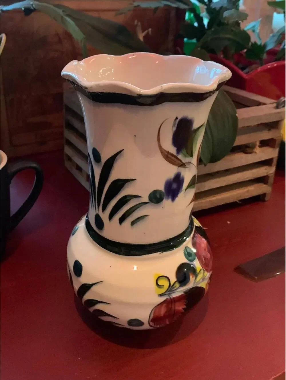 Vintage Mexican Pottery Vase